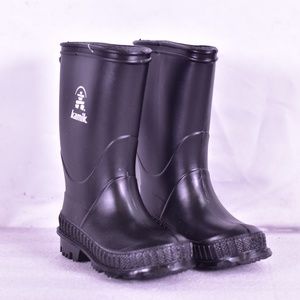 Toddler Kamik Stomp Rubber Rain Boots- Black